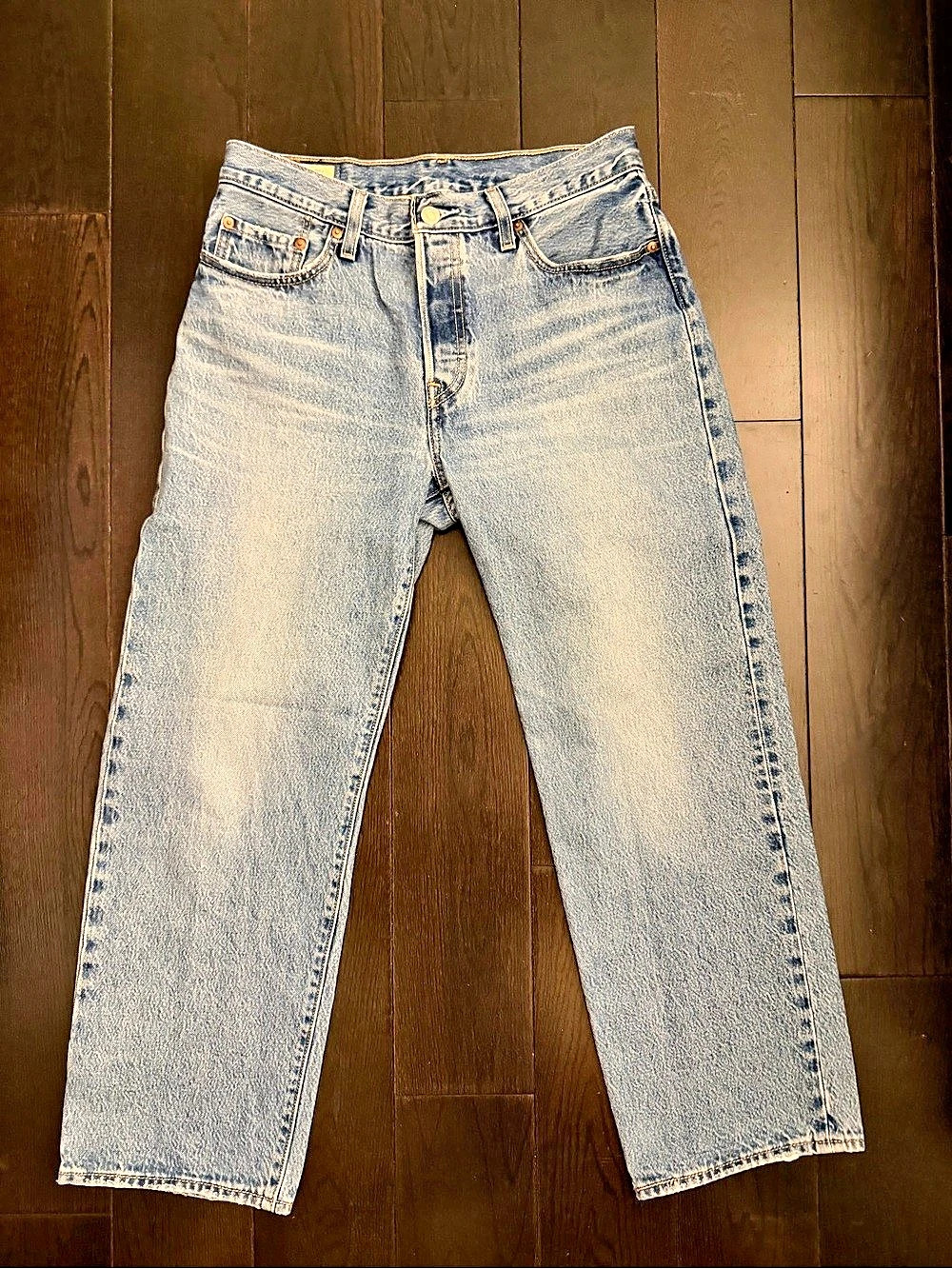 Levi's 501 '90s Straight Leg Jeans Blue Waist 27 Length 27